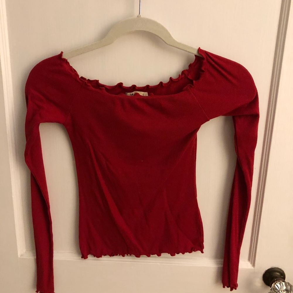 Off the shoulder sweater